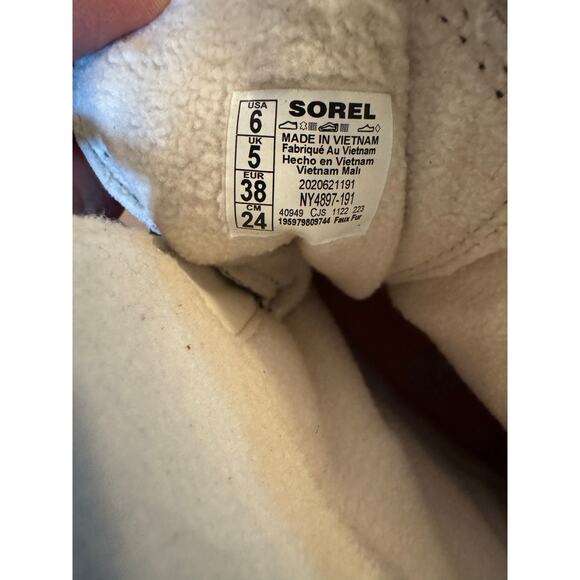 Sorel Kid's Girl Explorer Lace Waterproof Boots - Size 6 (new no box) - Picture 7 of 7